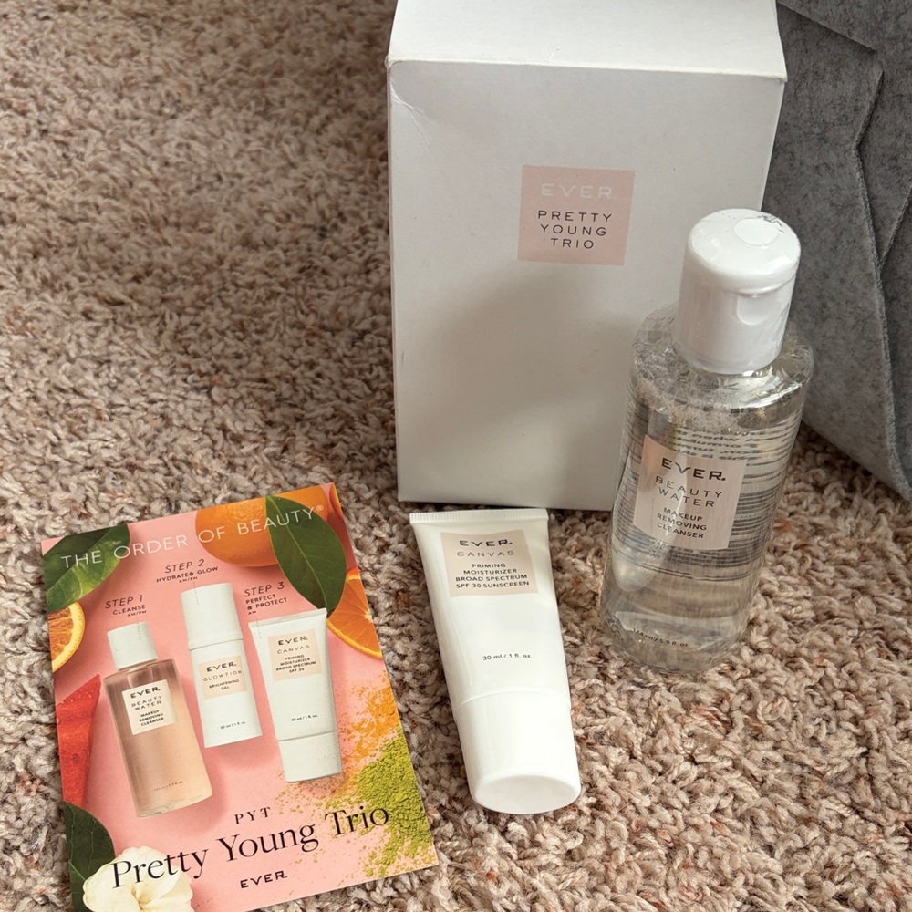 E.V.E.R. Pretty Young Skincare Set - Cleaner & Moisturizer ONLY